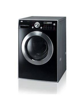 LG Black 10/6kg Steam Washer & Dryer  WD12576FD