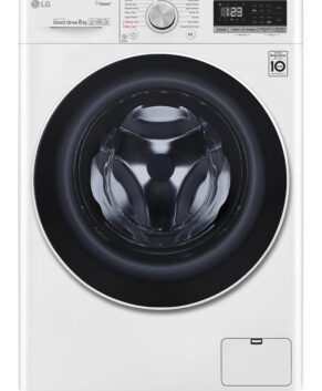 LG 8kg Series 5  Washing Machine with Steam&LG 8kg Heat Pump Dryer WV5-1408W  TD-H803CSW  (PAIR)