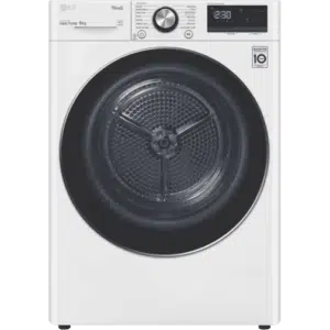 LG 9kg Heat Pump Dryer with Inverter Control (9 Star Energy Rating) DVH9-09W
