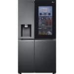 LG  635L Side by Side Fridge with InstaView Door-In-Door (Matte Black) GS-V600MBLC