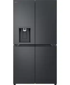 LG  638L French Door Fridge Door in Door (Matte Black) GF-D700MBLC