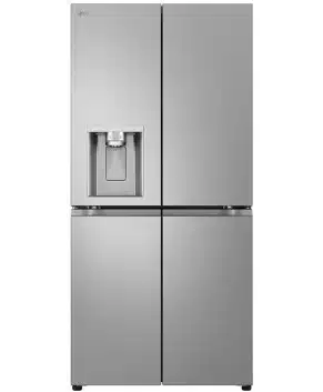 LG 506L Slim French Door Fridge (Stainless) [Plumbed] GF-L500PL