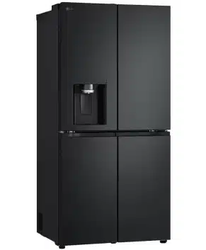 LG  506L Slim French Door Fridge (Matte Black) [Plumbed] GF-L500MBL