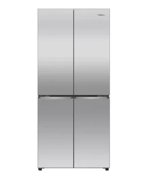 Hisense 483L PureFlat French Door Fridge - Stainless Steel HRCD483TS