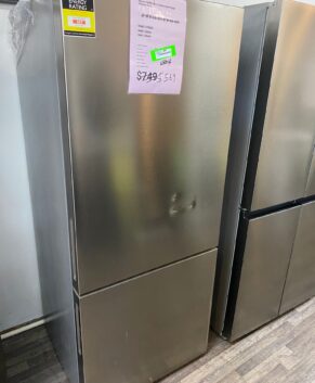 Hisense HRBM417S 417L Bottom Mount Fridge (Stainless Steel)