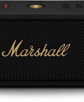 Marshall Middleton Portable Bluetooth Speaker (Black & Brass)