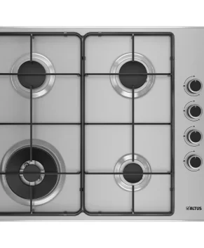 Brand New Altus ACT60GX 60cm Stainless Steel 4 Burner Gas Cooktop with Three Year Warranty