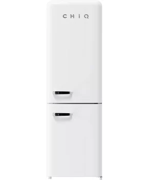 CHiQ CRBM227NW3 231L Retro Bottom Mount Fridge (White)