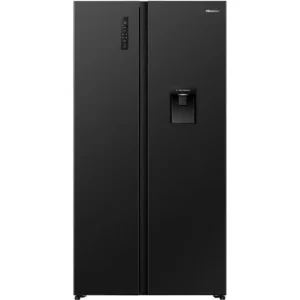 Hisense HRSBS540BW 540L PureFlat Side by Side Refrigerator (Black) HRSBS540BW