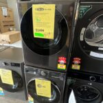 Pair LG 10kg Black Series 10 Front Load Washing Machine & 10kg Heat Pump Dryer Series 10
