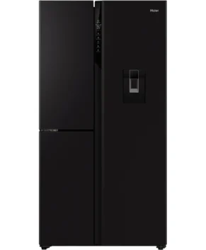 Haier HRF575XHC 574L S+ Three-Door Side-By-Side Fridge (Black)