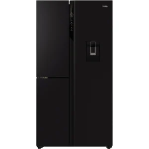 Haier HRF575XHC 574L S+ Three-Door Side-By-Side Fridge (Black)