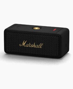Marshall Emberton II Portable Bluetooth Speaker (Black and Brass)