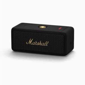 Marshall Emberton II Portable Bluetooth Speaker (Black and Brass)
