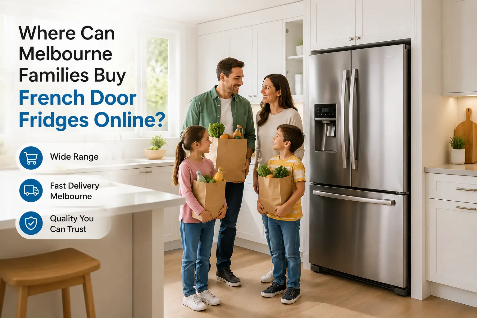 Where Can Melbourne Families Buy French Door Fridges Online?